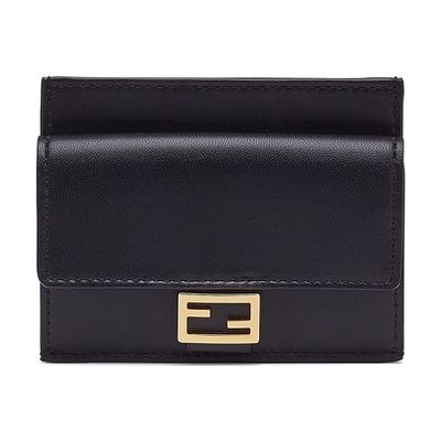 Fendi Card Holder In Noir