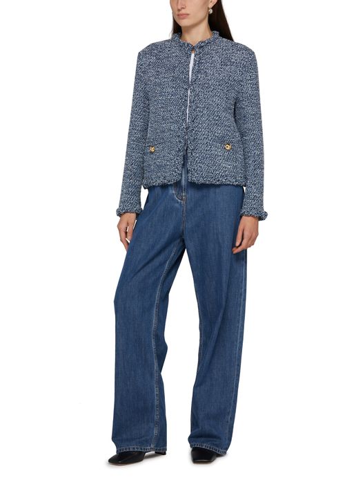 VALENTINO GARAVANI Denim tweed jacket