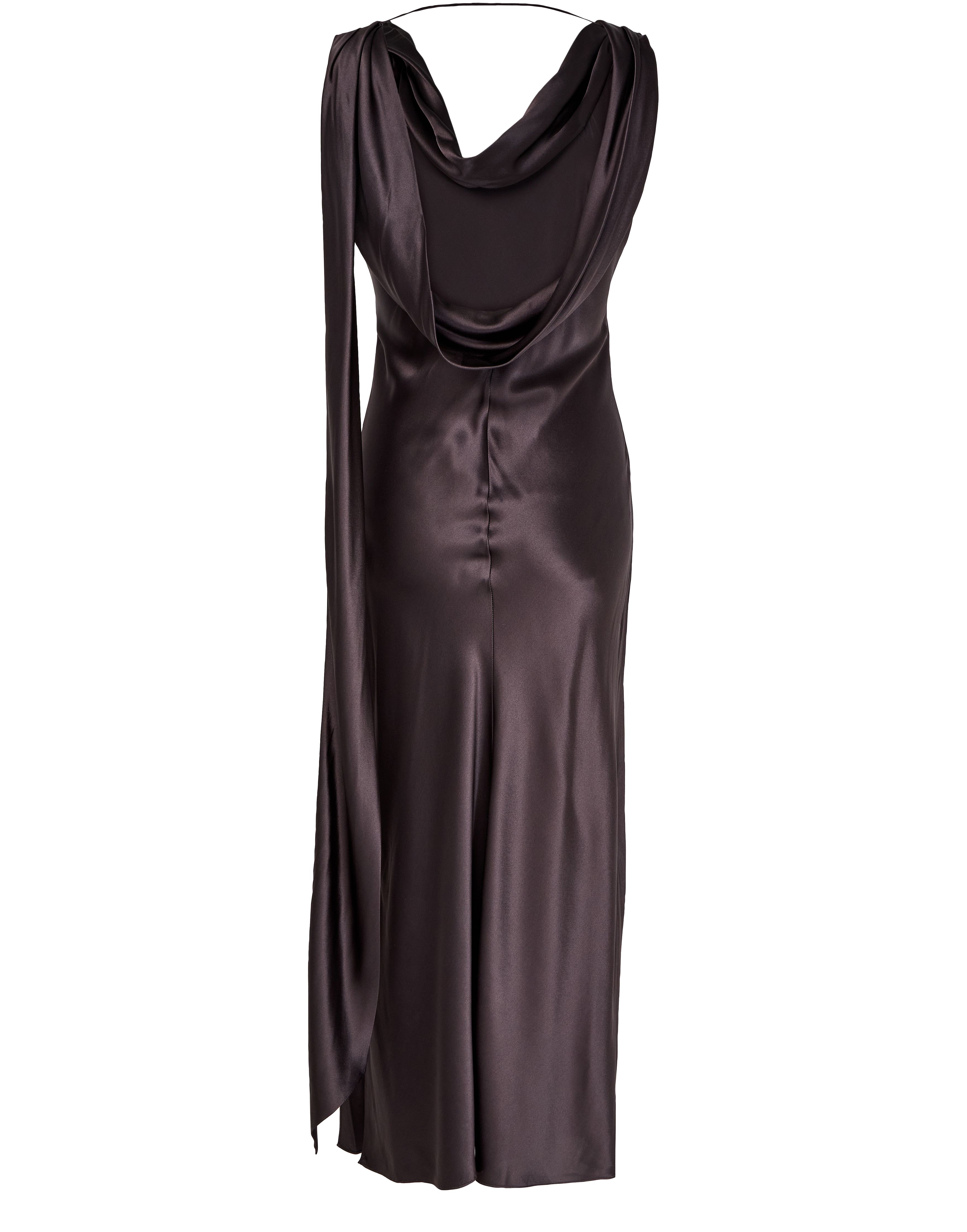 Satin midi dress thumbnail 3