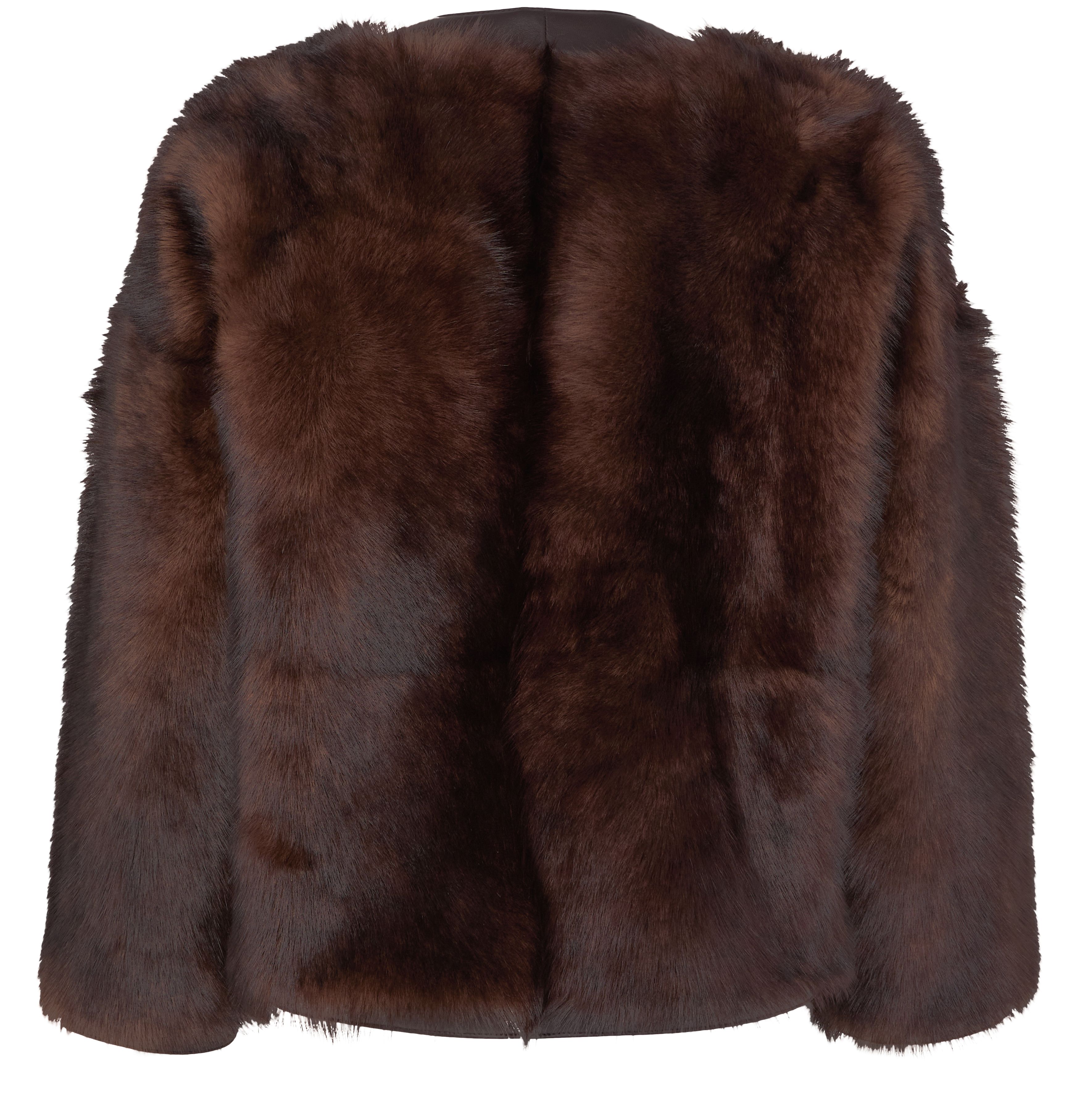 Sheepskin cardigan thumbnail 3