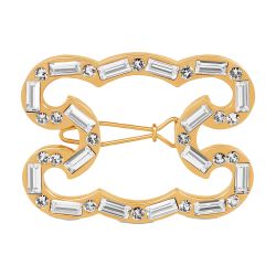 関税送料込 CELINE：トリオンフ ストラス フレーム ヘアクリップ CELINE(セリーヌ) ヘアアクセサリー ヘアクリップ トリオンフ