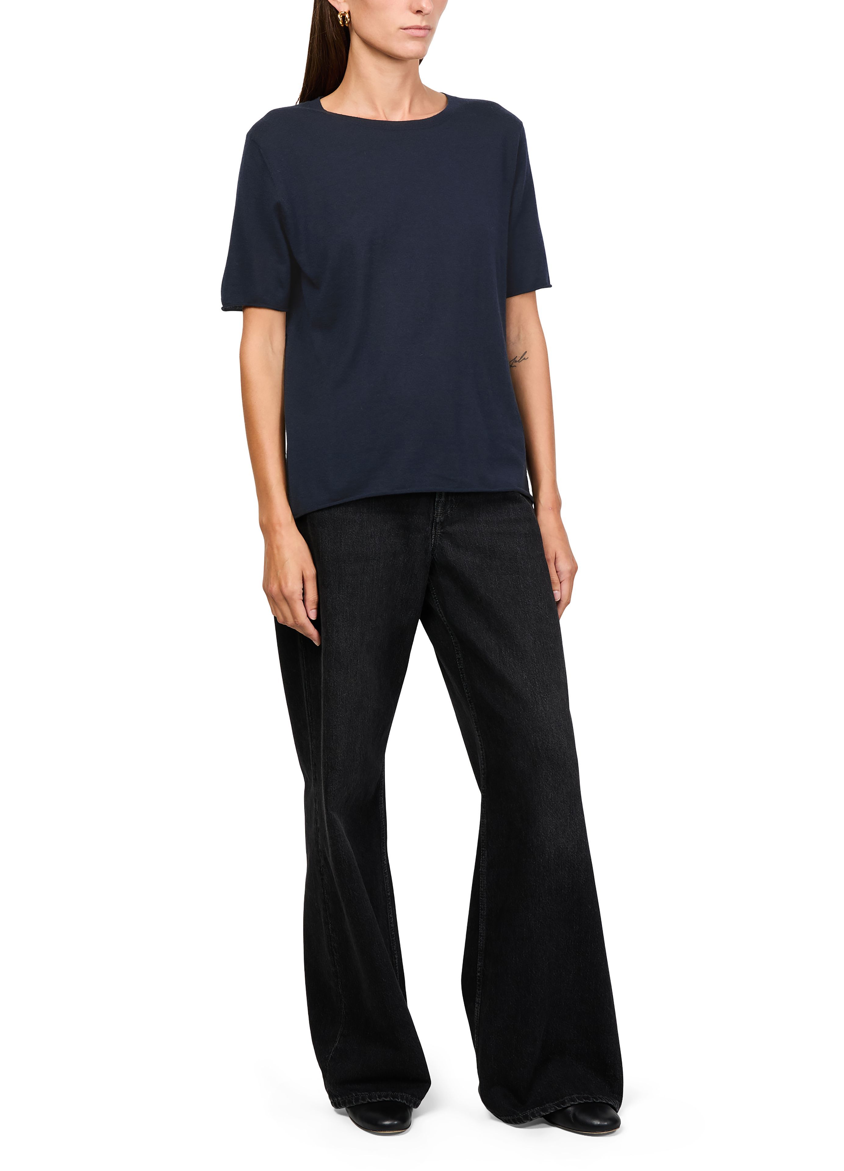 Ari short sleeves cashmere t-shirt thumbnail 6