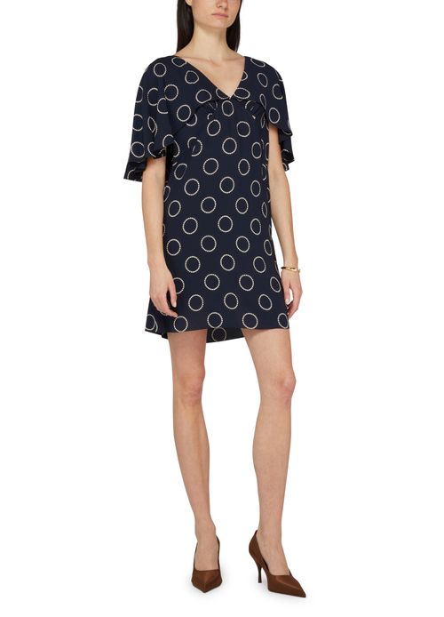 PRADA Short dress with ruffled sleeve |