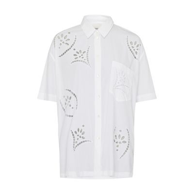 Shop Isabel Marant Bilya Shirt In White