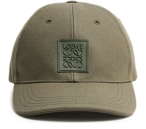 LOEWE Patch cap in canvas