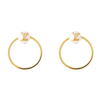 Louis Vuitton Lv Eclipse Pearls Earrings