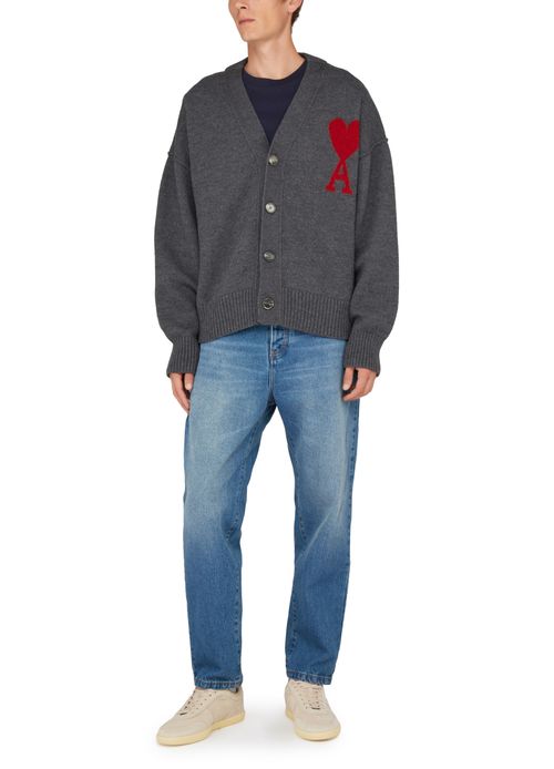 AMI PARIS Strickjacke Ami de Cœur