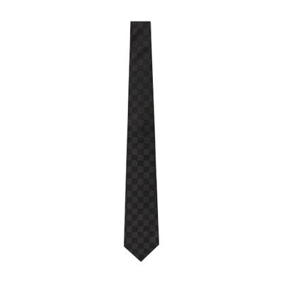 Louis Vuitton Damier Gold Tie In Black