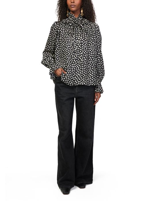 CHLOE Ruffled blouse with pussycat bow