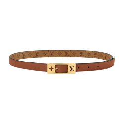 海外限定品【LOUIS VUITTON】ベルトLV デュオ 18MM リバーシブル デュオ 18MM VUITTON】ベルトLV リバーシブル 海外限定品【LOUIS
