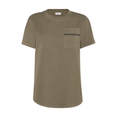 Brunello Cucinelli T-shirts And Polos In Green