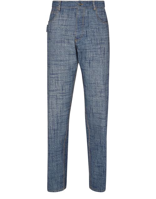 BOTTEGA VENETA Denim print pants