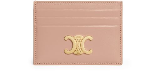 CELINE Triomphe in shiny calfskin card holder