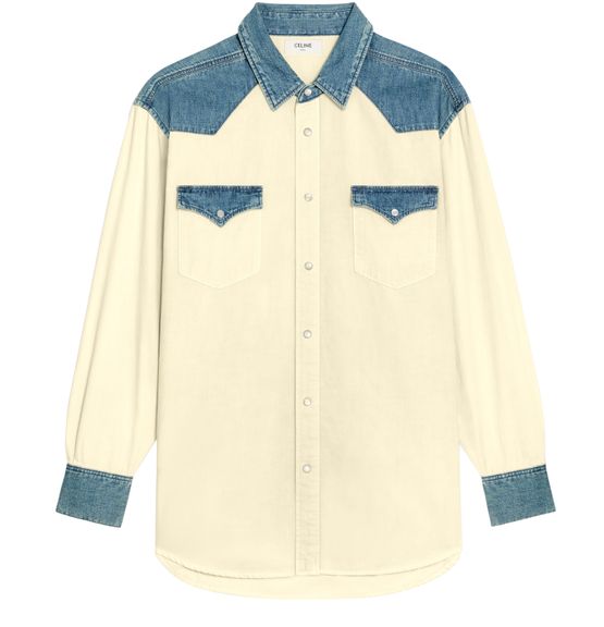 Chemise Western Denim Union Ocean Wash Homme CELINE 24S