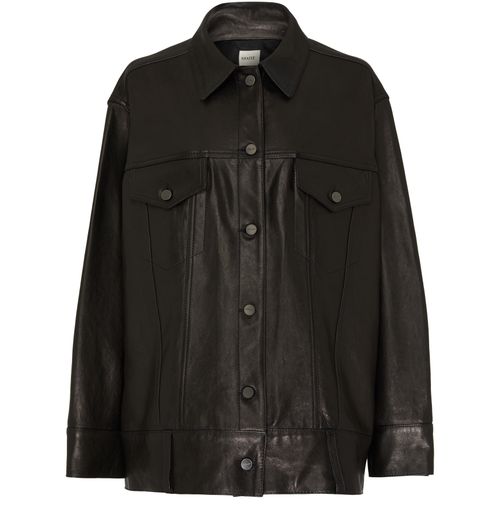 KHAITE Grizzo leather jacket