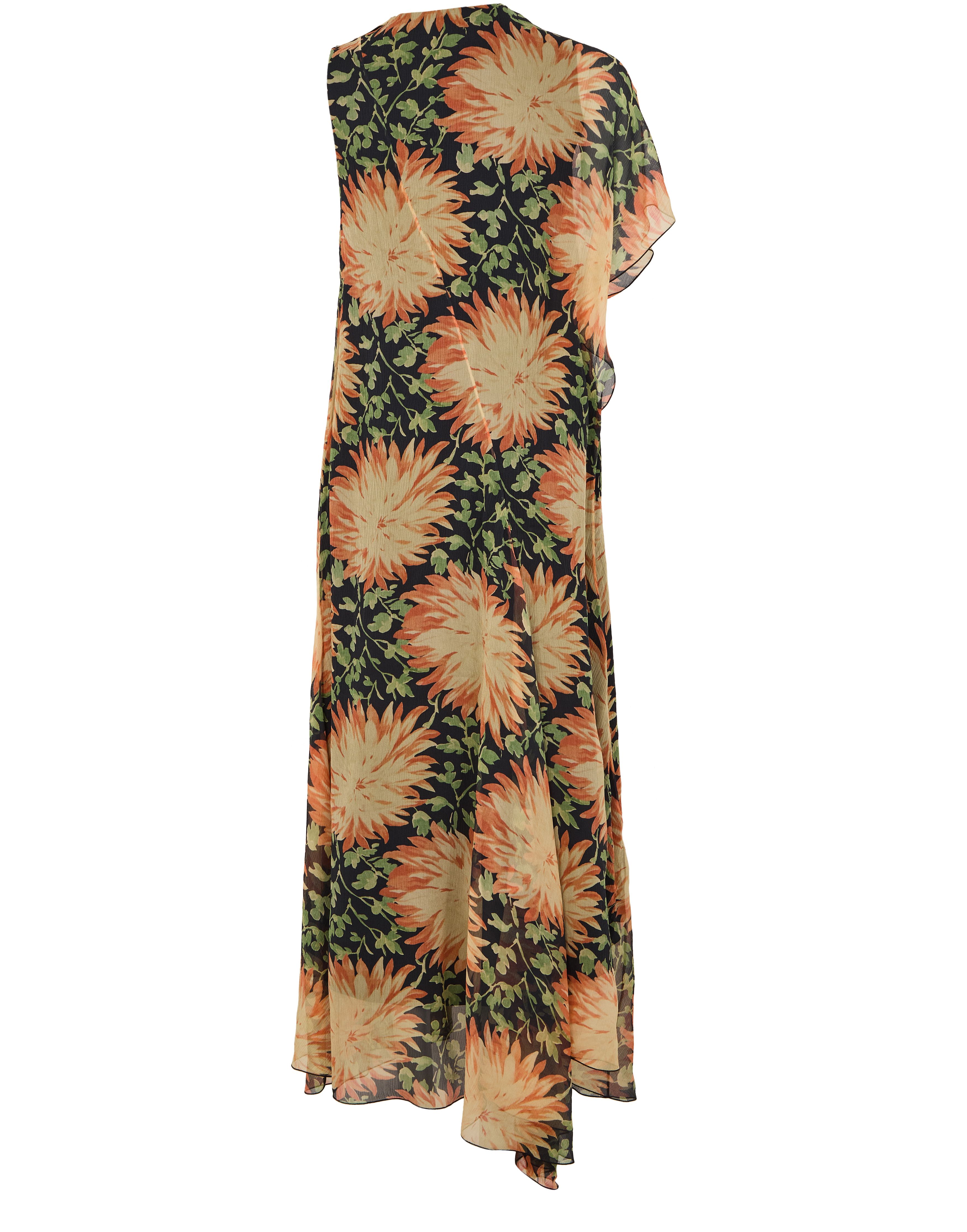 Floral print flowing dress thumbnail 3