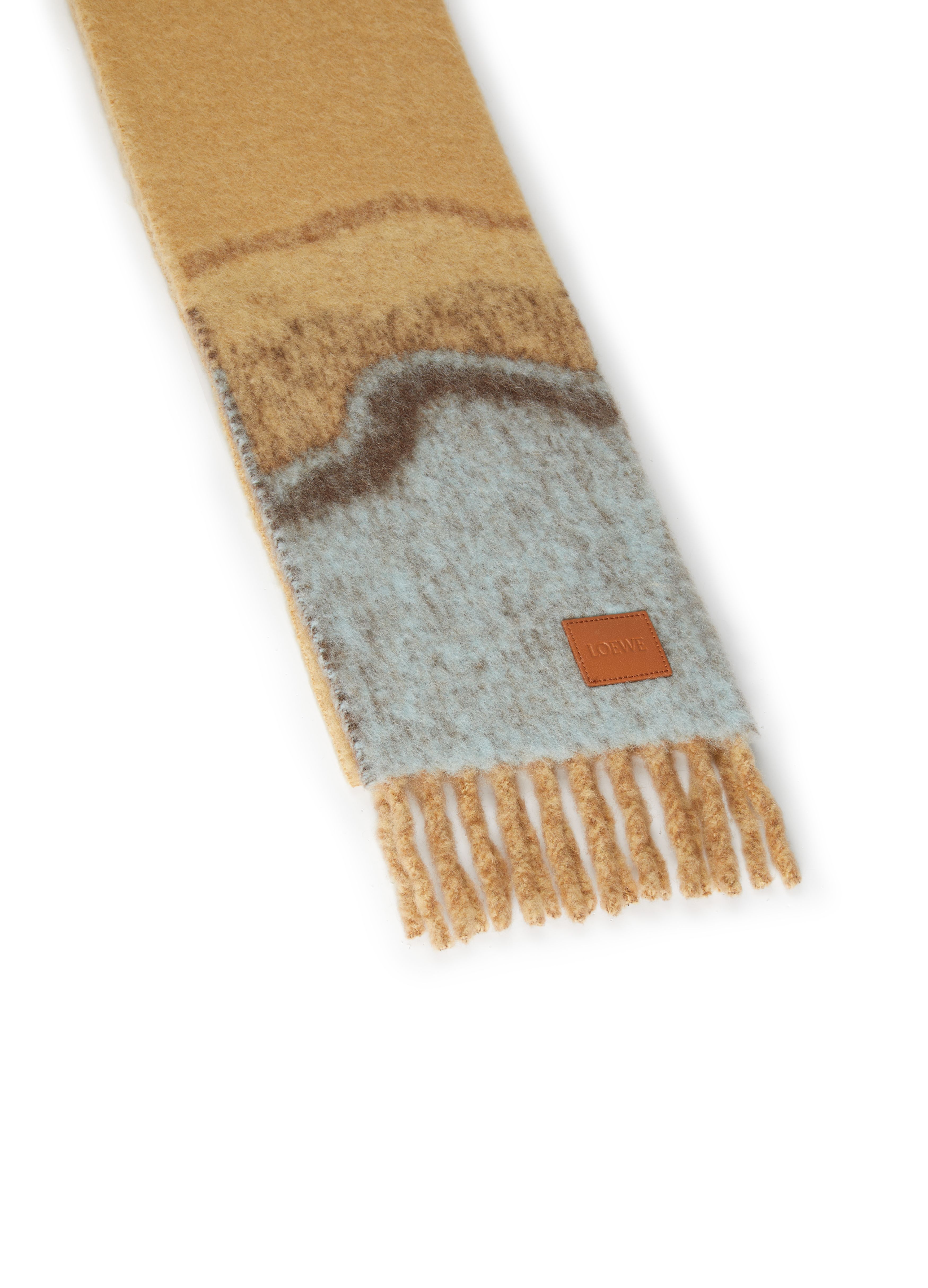 Mohair and alpaca scarf thumbnail 4