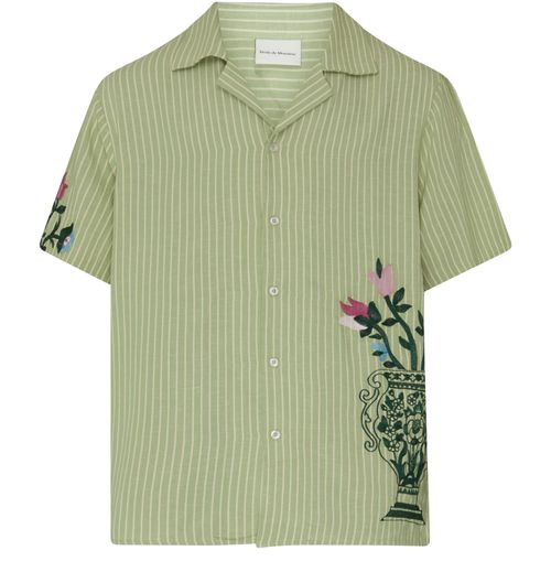 DROLE DE MONSIEUR Striped short-sleeved shirt