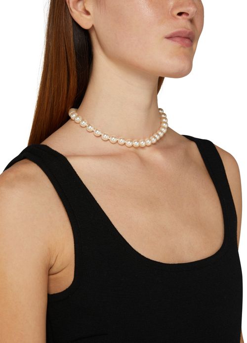 MIU MIU Collier avec perles fantaisie