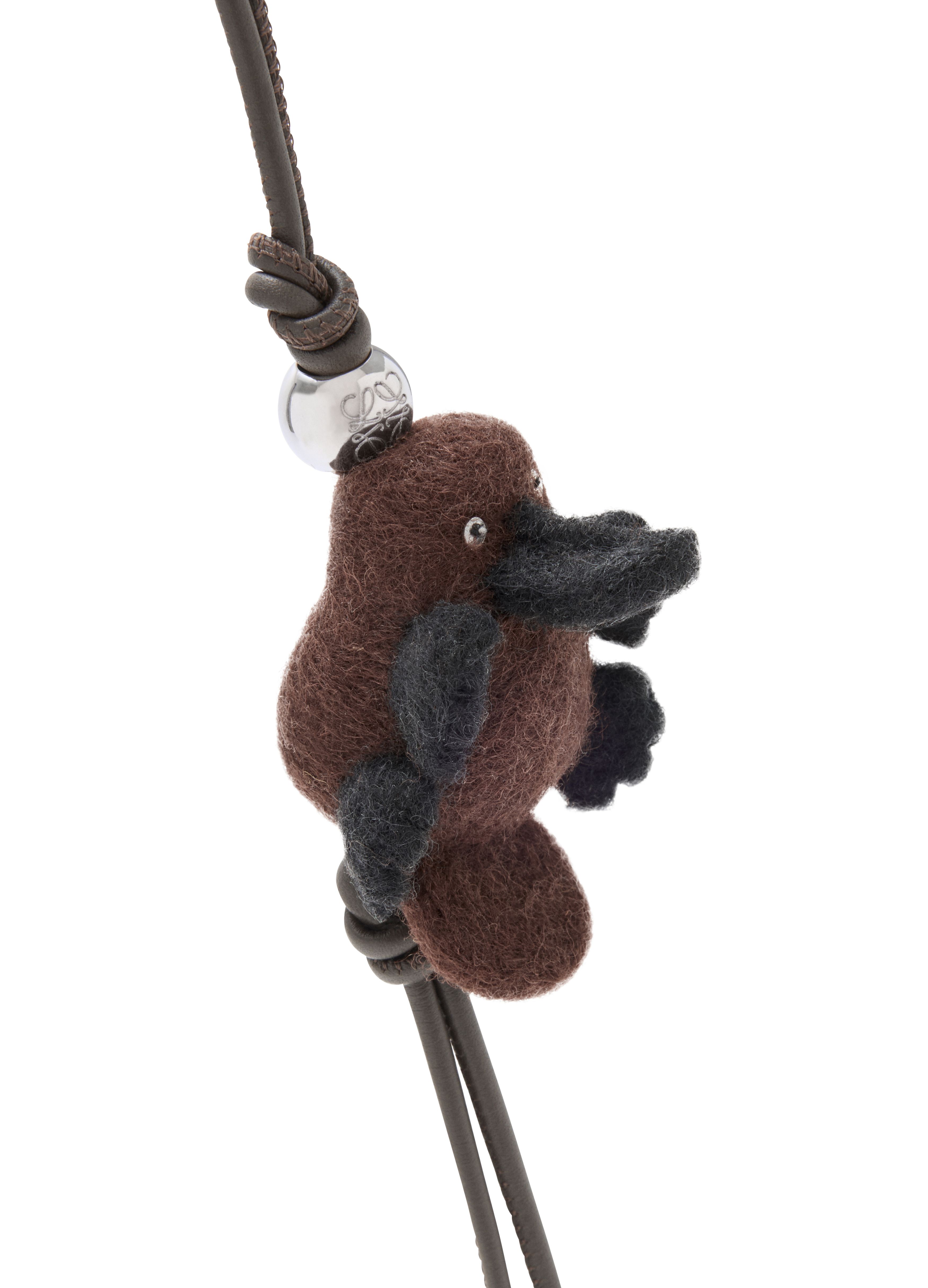 Felt platypus bag charm thumbnail 3