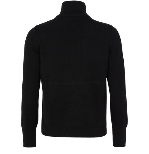 MONCLER Bi-material jacket with logo