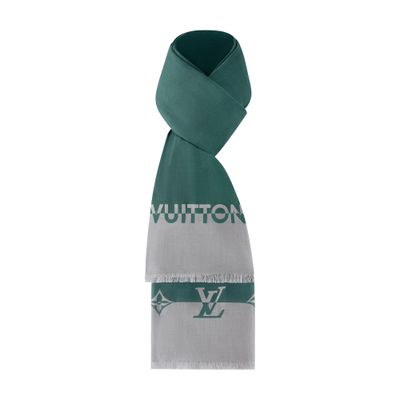 Louis Vuitton Graphic Dual Stole In Green