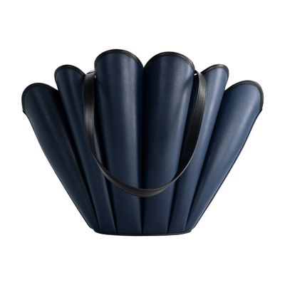 Mlouye Shell Handbag In Blue
