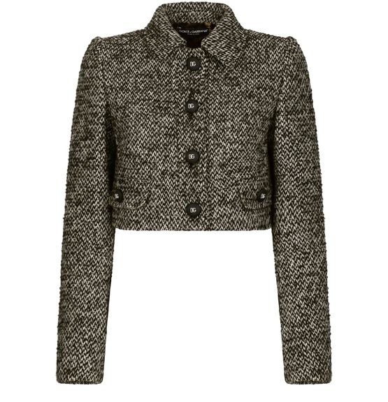 Dolce gabbana tweed jacket store