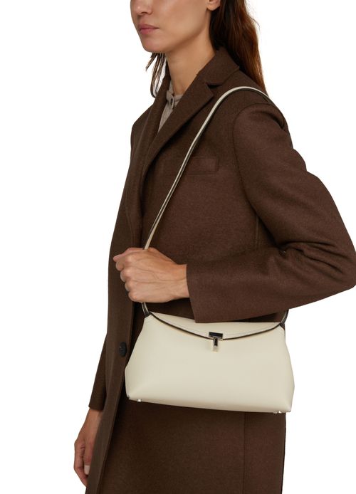 TOTEME Leder Clutch-Tasche T-Lock