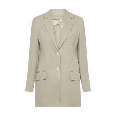 Shop Max Mara Adelchi Jacket In Sabbia