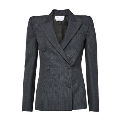 Alexander Mcqueen Crossed Blazer In Black