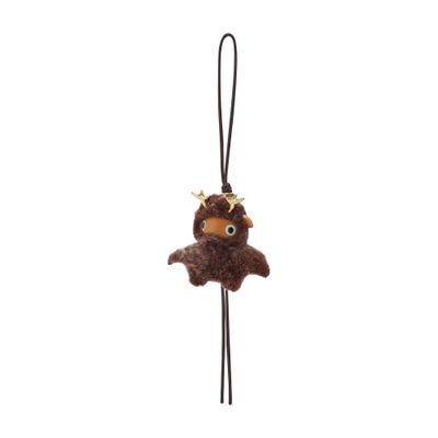 Loewe Fawnie Charm In Shearling In Brown