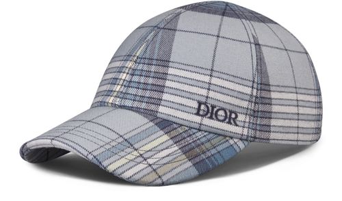 DIOR Casquette à carreaux