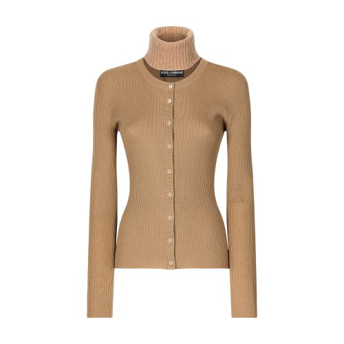 Wool and cashmere cardigan