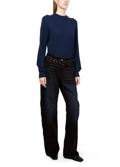 ACNE STUDIOS Belted wide-leg jeans