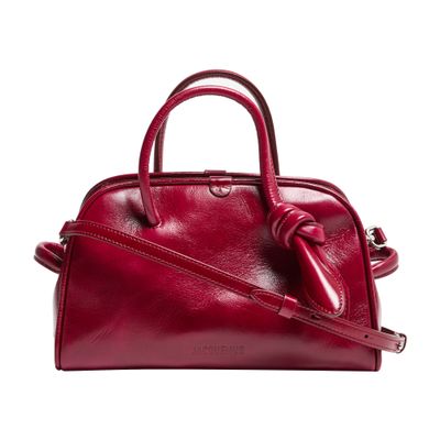 Jacquemus The Turismo Small Bag In Burgundy