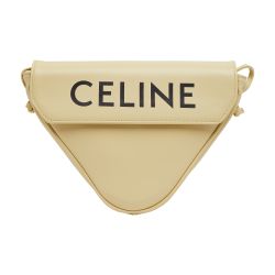 Men's Triangle Bag in Smooth calfskin with Celine print | CELINE | 24S