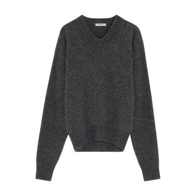 Boxy V-neck sweater
