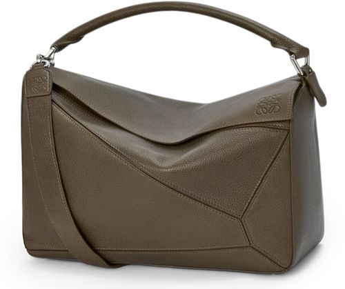 LOEWE Grand sac en cuir de veau grainé Puzzle