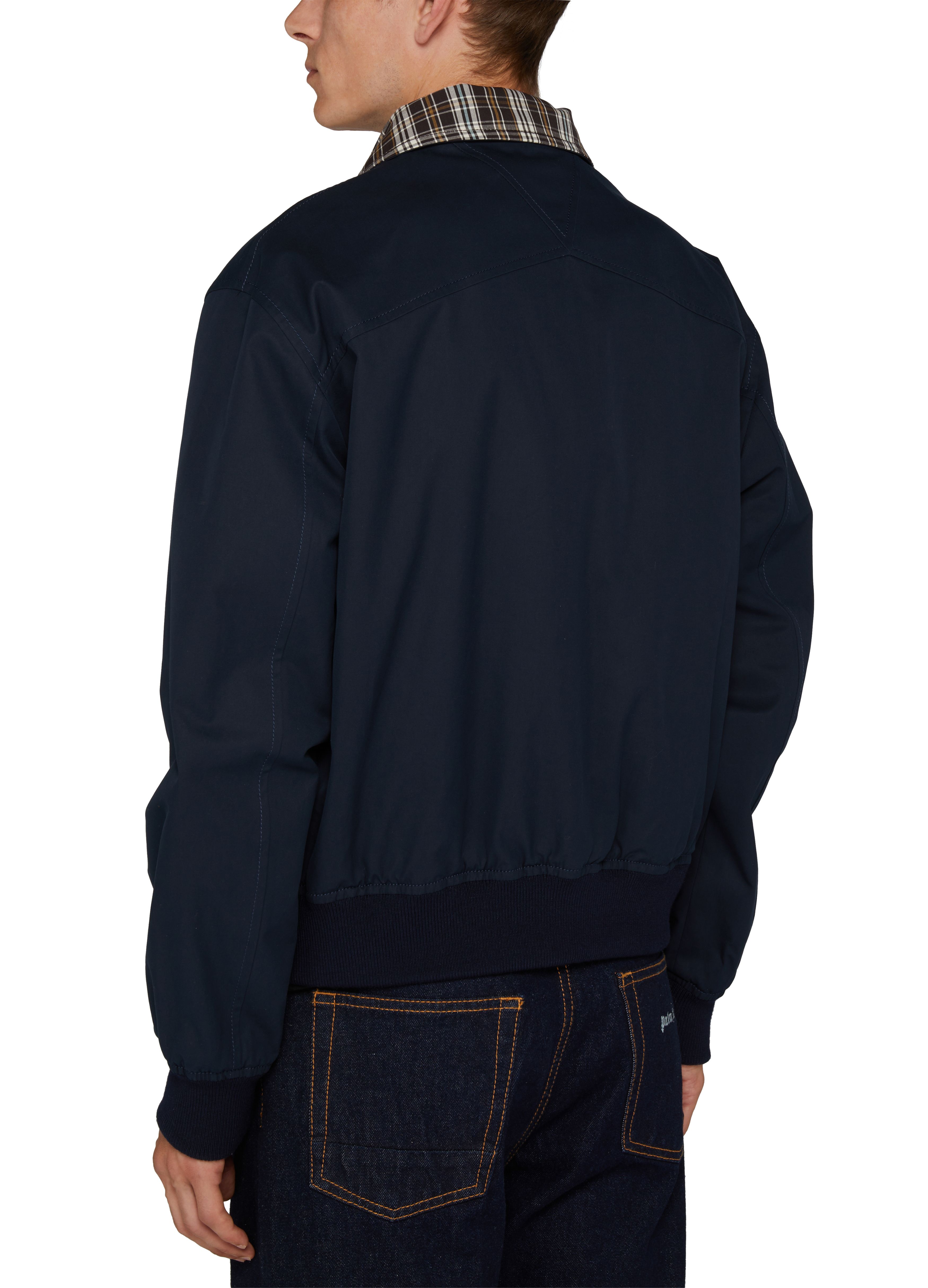 Oversized fit cotton twill coat thumbnail 5