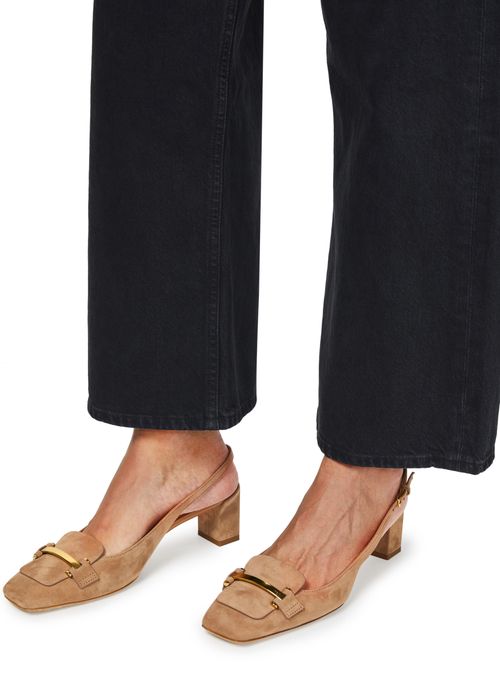 TOD'S Slingback pumps suede