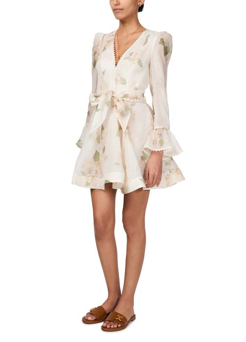 ZIMMERMANN Balance long sleeves mini dress