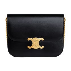 Women s College Triomphe bag in shiny calfskin CELINE 24S