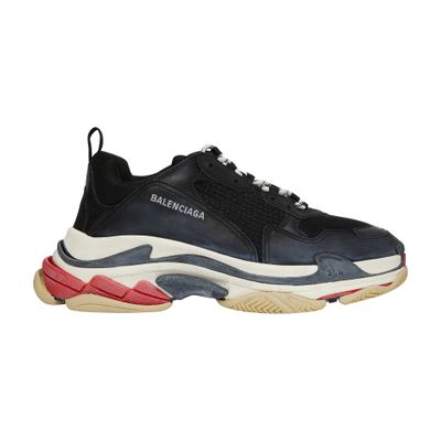 Shop Balenciaga Triple S Sneakers In Noir