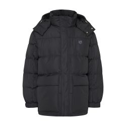Men s Fox head patch hooded puffer MAISON KITSUNE 24S
