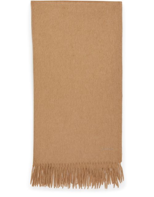 MAX MARA Tartan logo scarf