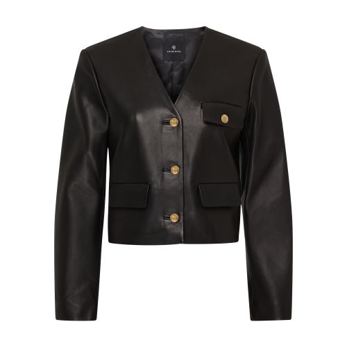 Shop Anine Bing Cara Jacket In Black