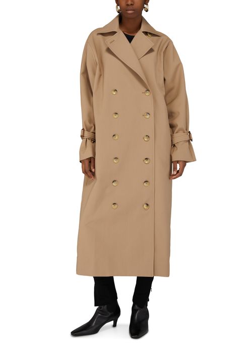 Mini monogram jacquard trench coat - Women