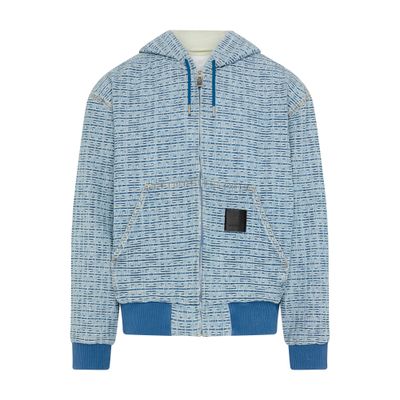 Givenchy 4g-motif Denim Jacket In Light_blue