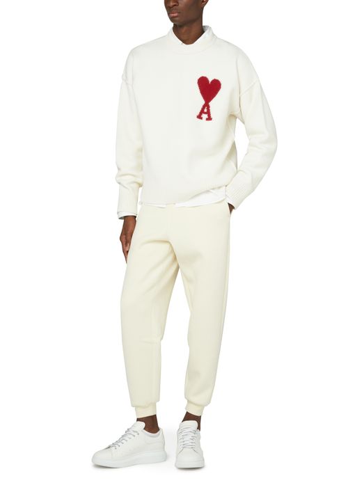 AMI PARIS Rundhalspullover Ami de Cœur